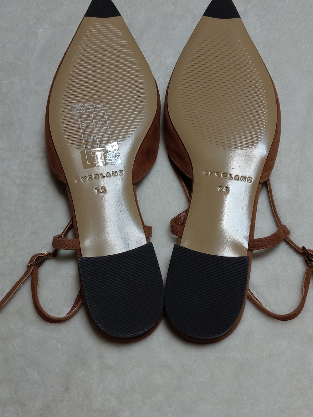 Everlane THE STUDIO SLINGBACK FLATS. Size 7.5 - Picture 6 of 9